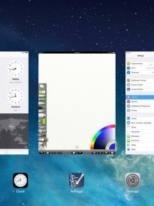 iOS7 Parked apps