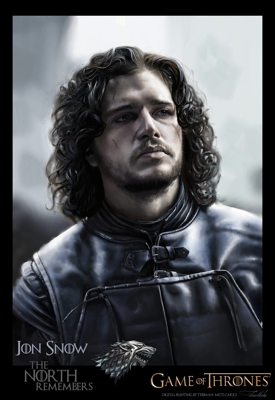 Jon Snow from Game of Thrones by Teoman Mete CAKICI