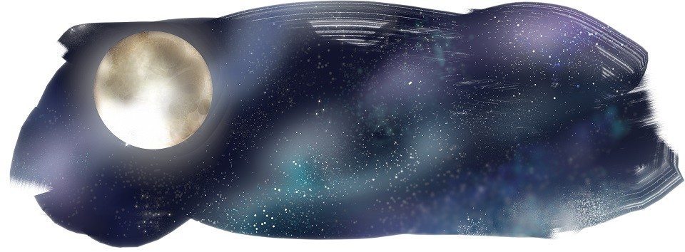 ArtRage moon and stars