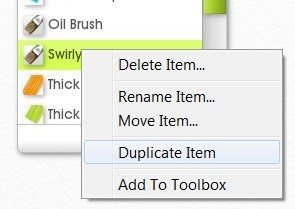 more options for presets to move and duplicatea