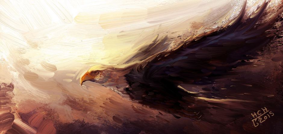 Oghab (Eagle) by Hassan Chenary