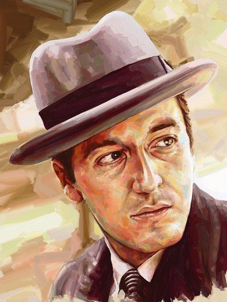 Michael Corleone pacino ArtRage artist Phil Galloway small