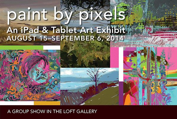 paint by pixels exhibit