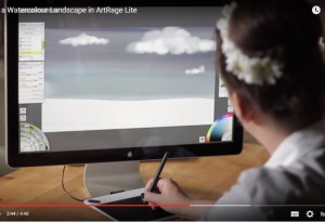 painting artrage watercolour tutorial