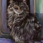 Pastel cat close up by Ramona MacDonald in ArtRage 5