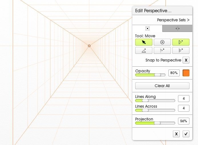 edit perspective set full artrage 5 two point