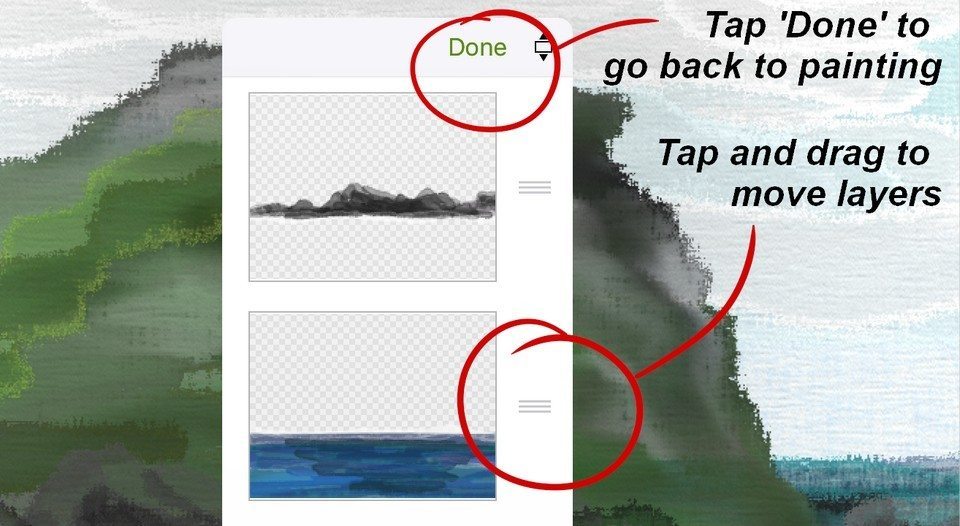 Rearrange layers artrage for ipad layers ArtRage for iPad 2.0