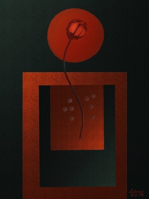 Like a Red, Red Rose by Helene Goldberg