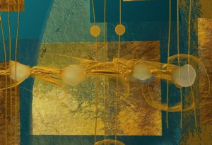 Listening to Hopkinson Smith 12x16 by Helene Goldberg