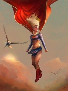Supergirl Commission by Steve Goad