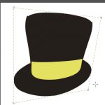 perspective transform paint top hat