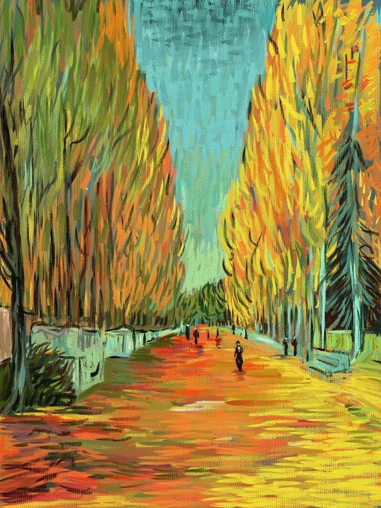 vincent-van-gogh's alychamps by Alex Bearne ArtRage iPad art